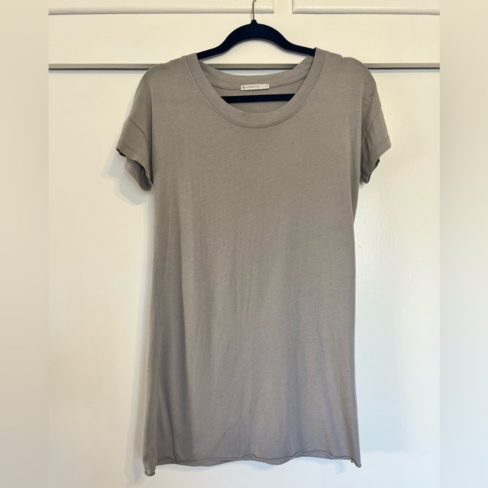 Alternative Gray T Shirt Mini Dress